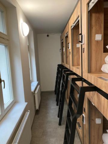 Capsule Hostel Andel Centre Spirit Прага Экстерьер фото